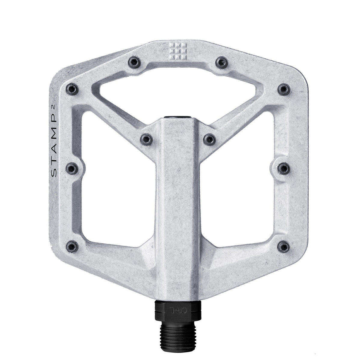 Crank Brothers Stamp 2 Pedals - Platform Aluminum 9/16 Raw Silver Small 1