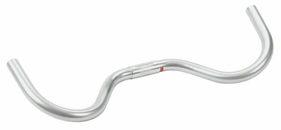Nitto RM-016 Moustache Handlebar 26.0mm Bar Clamp 515mm Width Alloy Silver 1