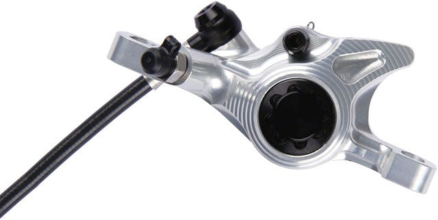 Hope XCR Pro X2 Disc Brake and Lever Set - Rear, Hydraulic, Post Mount, Silver 3