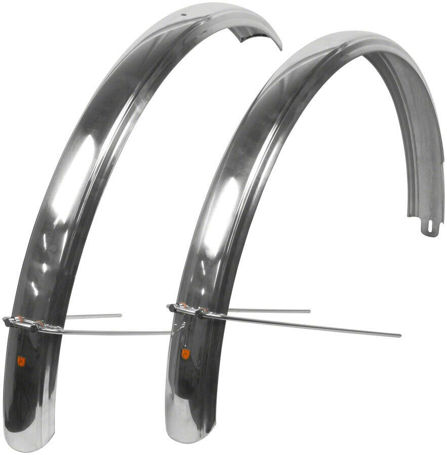 Velo Orange Fluted 700c x 63 Fender Set: Polished Silver (700c x 55) 1