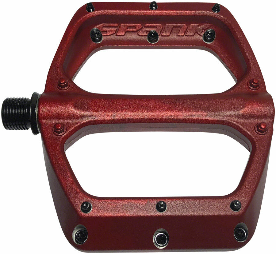 Spank Spoon DC Pedals - Platform Aluminum 9/16 Red 1