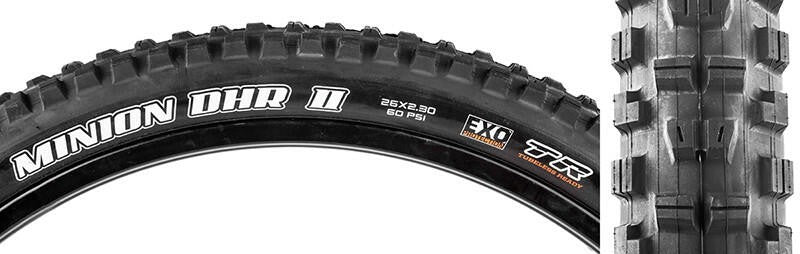 Maxxis Minion DHR Rear II DC/EXO/TR 26x2.3 Bk Fold/60 Dc/exo/tr 1