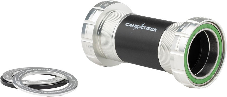 Cane Creek Hellbender 70 Bottom Bracket - English, For 30mm Spindle, Silver 1