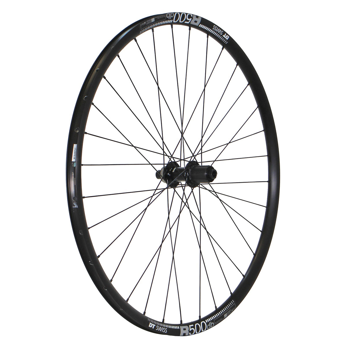700c DT Swiss R500 Wheel Rear, RS470 Hub, 12x142, Center Lock, Tubeless 1