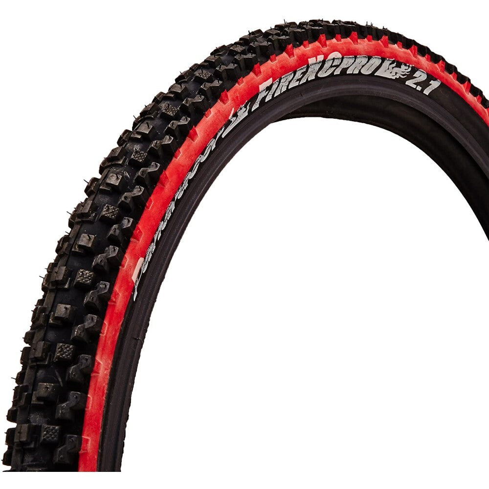 Panaracer Fire Pro Tire 26x2.1" Tubeless Folding Black/Red MTB Mountain 26" 2