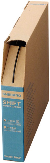 Shimano OT-SP41 Derailleur Housing - 4mm x 50m Box, Black 1