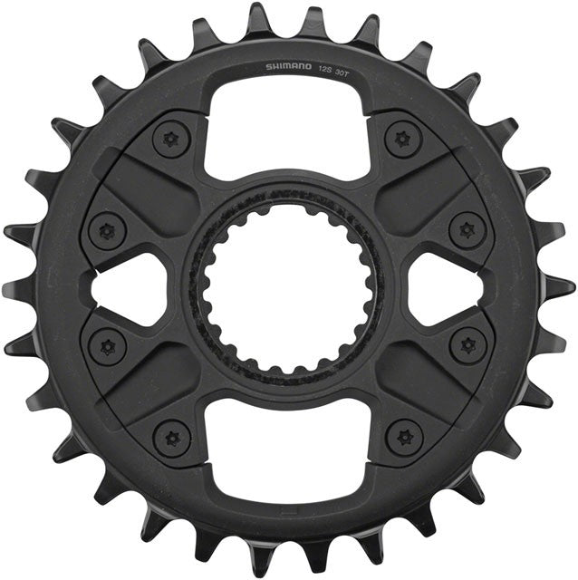 Shimano Deore FC-M6100-1 Direct Mount Chainring - 30t, 12-Speed, Black 1