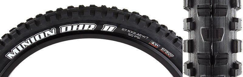 Maxxis Minion DHR Rear II EXO/TR/WT 27.5x2.4 Tire 1