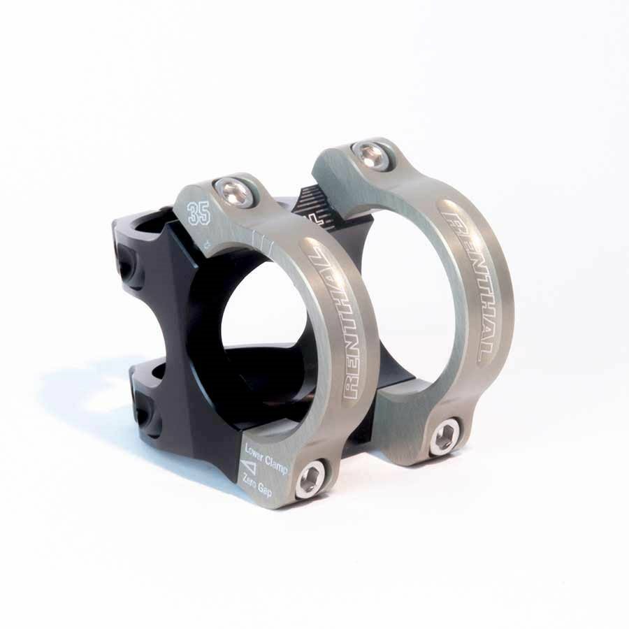 Renthal Apex 35 Stem Clamp: 35mm L: 33mm Steerer: 28.6mm �6� Black/Gold 1