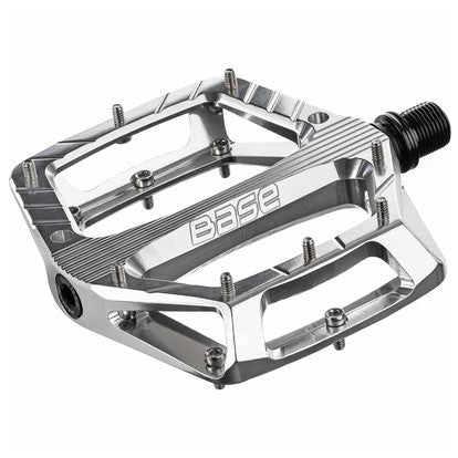 Reverse Base Platform Pedals, Aluminum, Silver 1