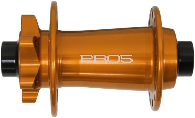 Hope Pro 5 Front Hub - 15 x 110mm, 6-Bolt, Orange, 32H 1