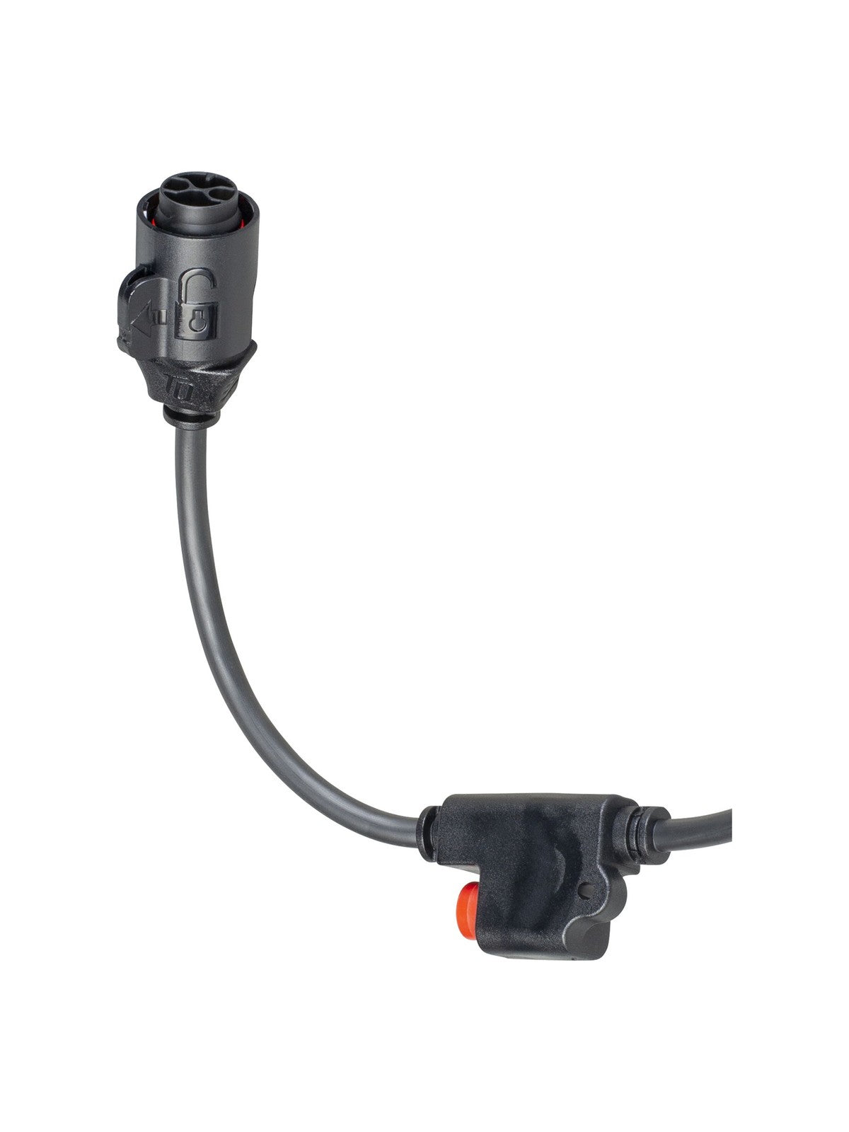TQ HPR50 Ebike Main Power Cable Set - Road 900mm Black 2