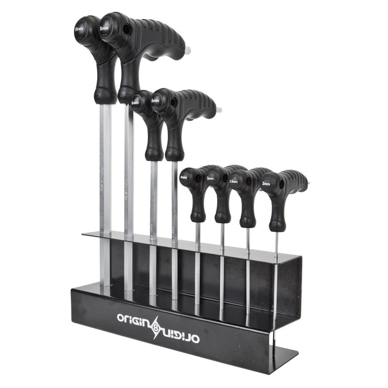 Origin-8 OH-8 L-Handeled Wrench Set Tool Allen Oh-8 Set 2/2.5/3/4/5/6/8/10 1