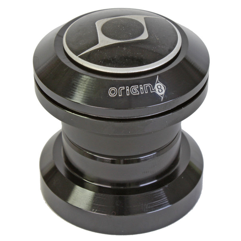 Origin-8 Pro Threadless Headset Black 1-1/8" / 28.6mm Sealed Cartridge Bearings 1