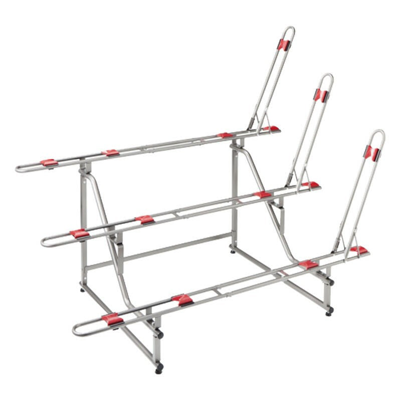 Minoura EBS-3 3-Tier HD Bike Stand Display Stand Min Ebs-3 Hd Tier 3-bike Gy 1