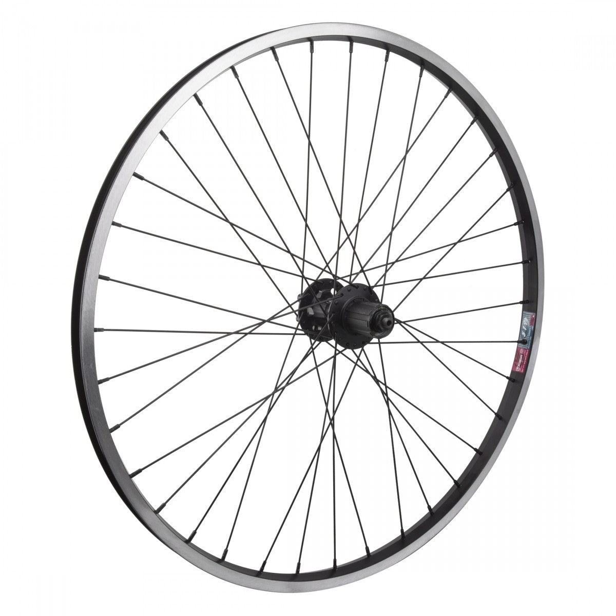 26in Rear Wheel WEI 519 Alloy Single Wall 6-Bolt QR 135mm Black 1