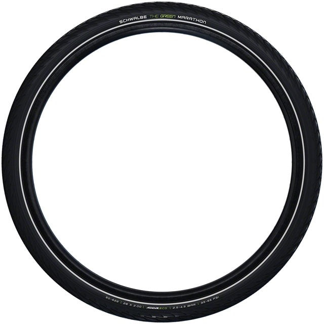 Schwalbe Green Marathon Tire 700x50 Wire GreenGuard Addix 3