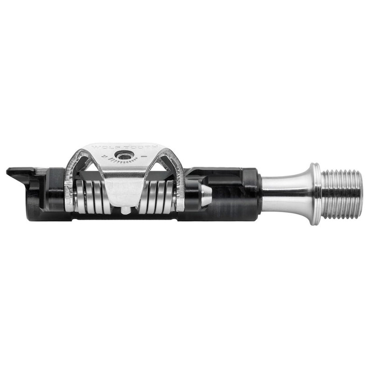 Wolf Tooth DEL Gravel Race Clipless Pedals Alloy, 9/16", Black, for Shimano SPD 7