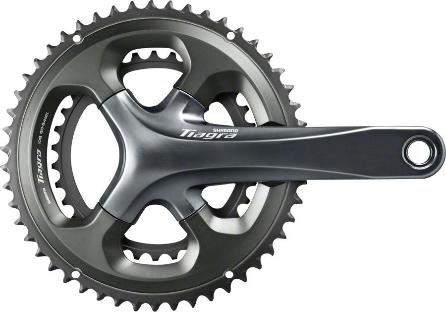 Shimano Tiagra FC-4700 165mm 10-Speed Road Crankset 52/36 110 BCD Gray 1