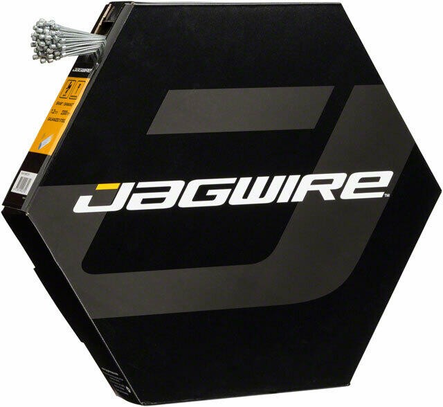 Jagwire Basics Derailleur Cables Galvanized 1.2x2300mm Box/100 1
