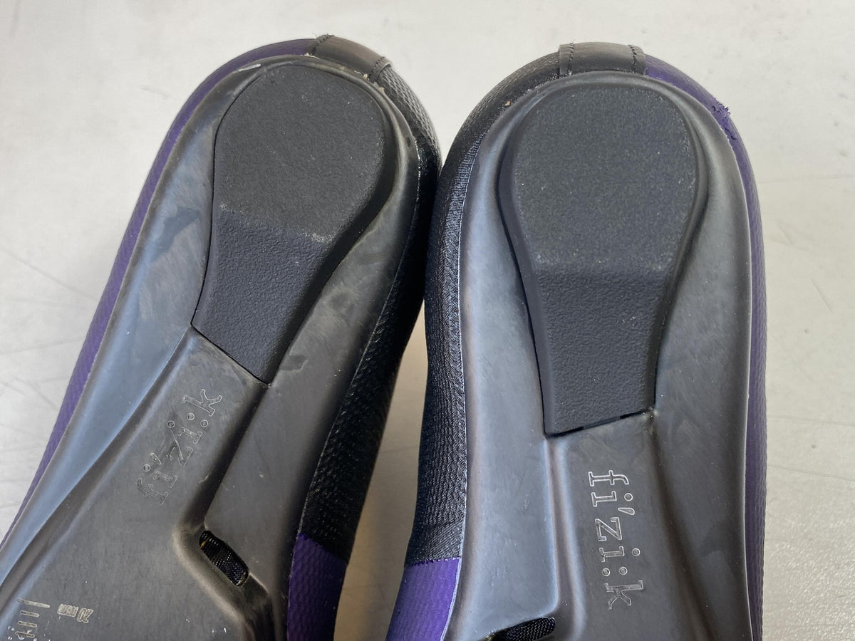 Unused Fizik Tempo Decos Carbon Clip In Shoes - Aubergine EU Size 37 9