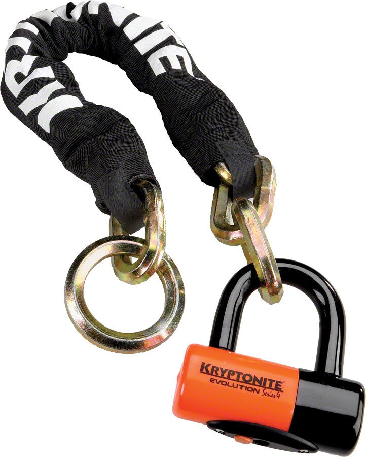 Kryptonite New York Noose Chain 1275 and Evolution Disc Lock: 2.5' (70cm) 1