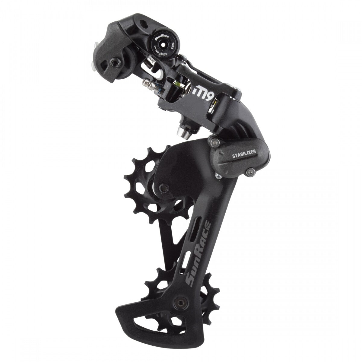 SunRace M900 Rear Derailleur - 9-Speed Medium Cage Black Shimano Rear 1