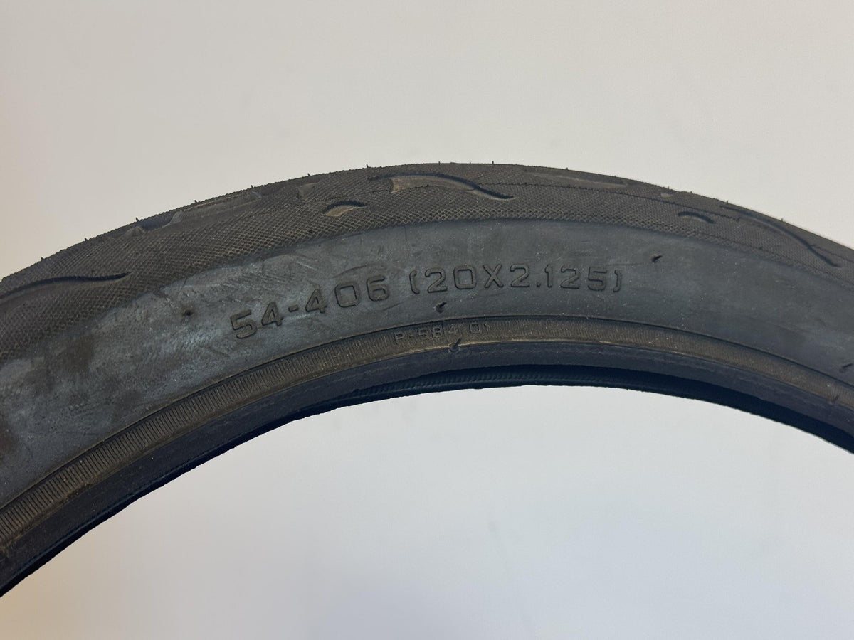 Pirelli Tornado Beta 20x2.125 Wire Bead Tires BMX Pair - Storage Wear 4