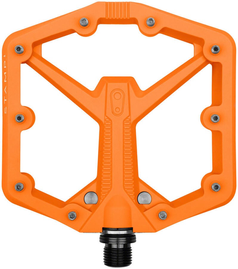 Crank Brothers Stamp 1 Pedals - Platform Composite 9/16 Orange Small 1
