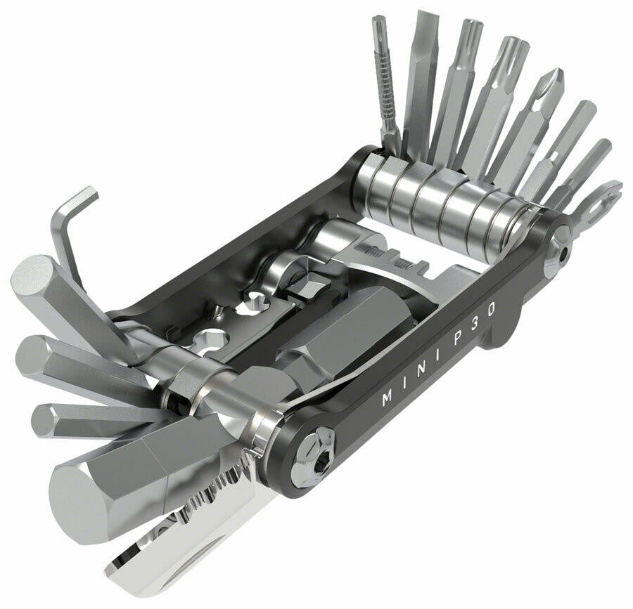 Topeak Mini P30 Bicycle 30 Function Multi-Tool - Chain Tool, Tire Plug + More 1