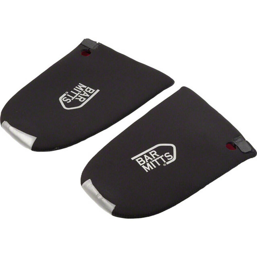 Bar Mitts Bullhorn / Cowhorn Pogie Handlebar Mittens One Size Black Fat Bike 1