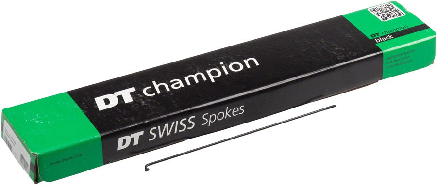 DT Swiss Champion Spoke: 2.0mm, 252mm, J-bend, Black, Box of 100 1