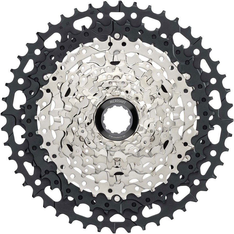 microSHIFT Advent MX G-Series Cassette - 10-Speed, 11-48t, Aluminum Spider, 1