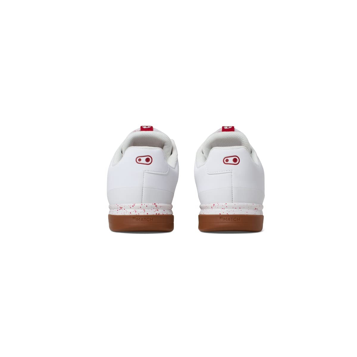 Crank Brothers Mountain Shoes MALLET LACE WHITE / RED - GUM OUTSOLE SPLATTER 6.0 6