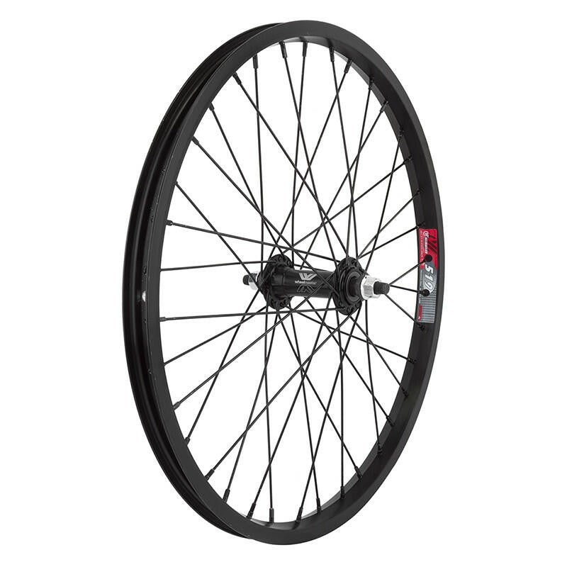 Wheel Master 20" Alloy BMX Whl Ft 20x1.75 406x19 Aly Bk 36 Aly Bo 3/8 Bk 14g Bk 1
