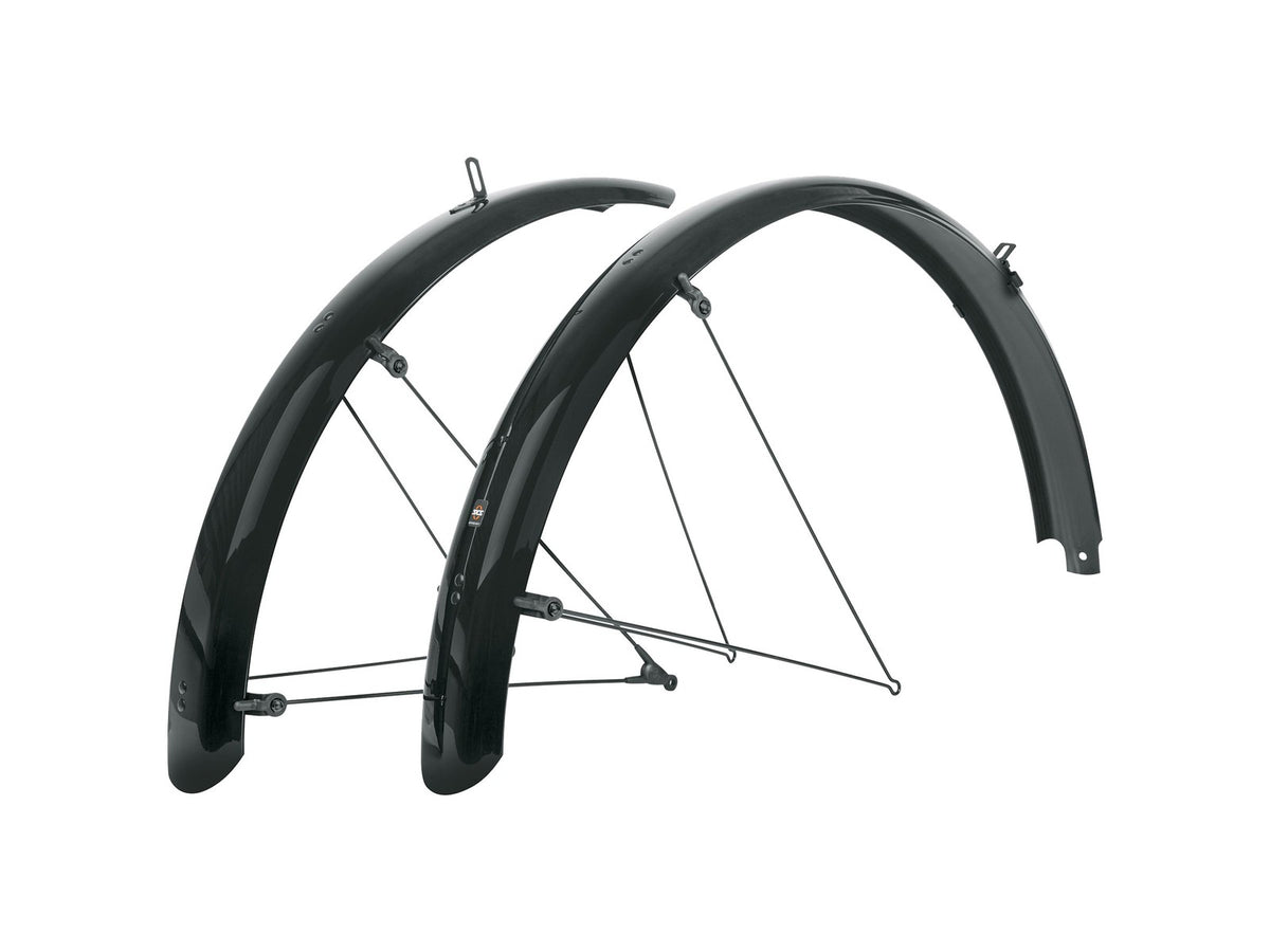 SKS Bluemels B65 Fender Set 27.5/29˝/700c x 1.75-2.25˝, Front and Rear Black 1