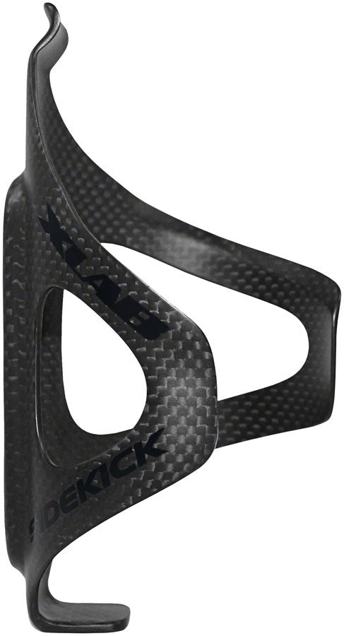 XLAB Sidekick Carbon Water Bottle Cage, Side Loading, Left Entry, Matte Black 3