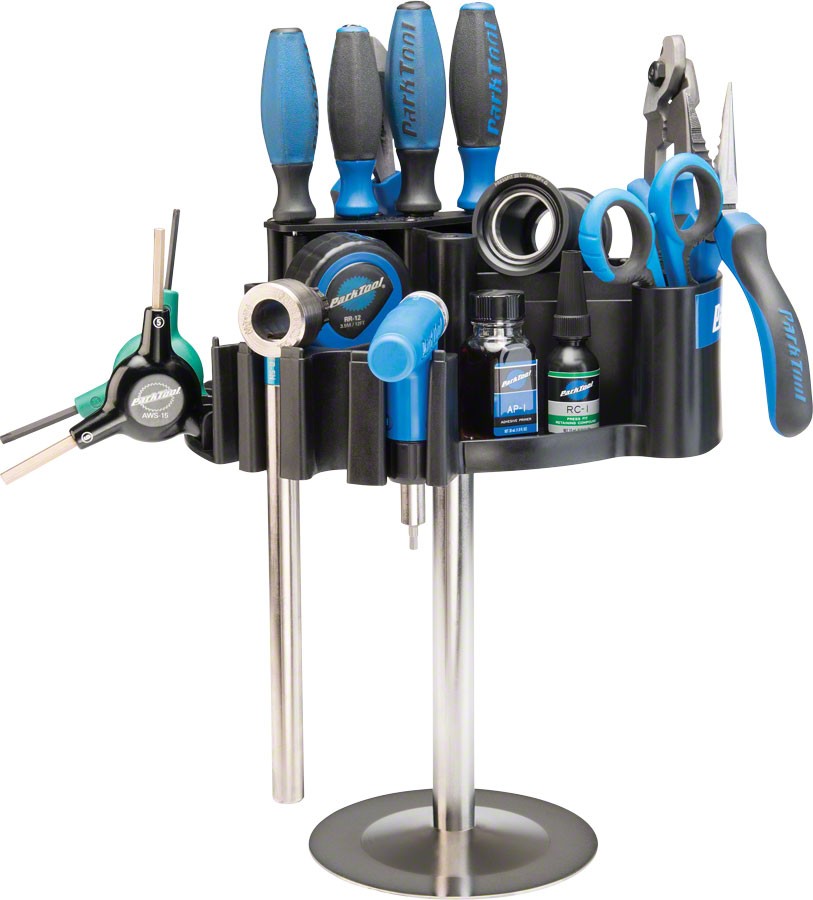 Park Tool TK-4T Tool Kaddie with Bench Mount Rotating Shop Tool Organizer 3