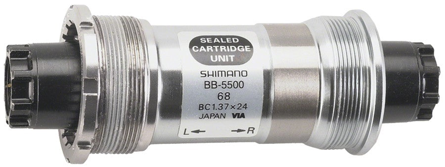 Shimano 105 BB-5500 68x118.5mm Octalink V1 Spline English Bottom Bracket 1