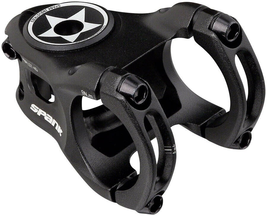 Spank Split 35 Stem - 40mm 35 Clamp +/-0 1 1/8 Aluminum Black 1