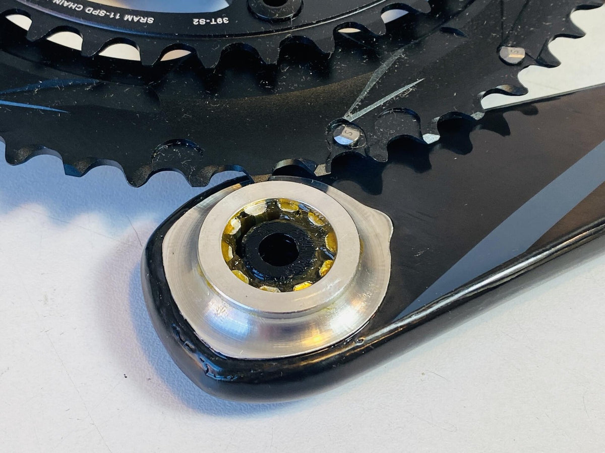 SRAM Force 22 Carbon Fiber 2x11s 175mm GXP Crankset 53/39t NOS w/o BB 8