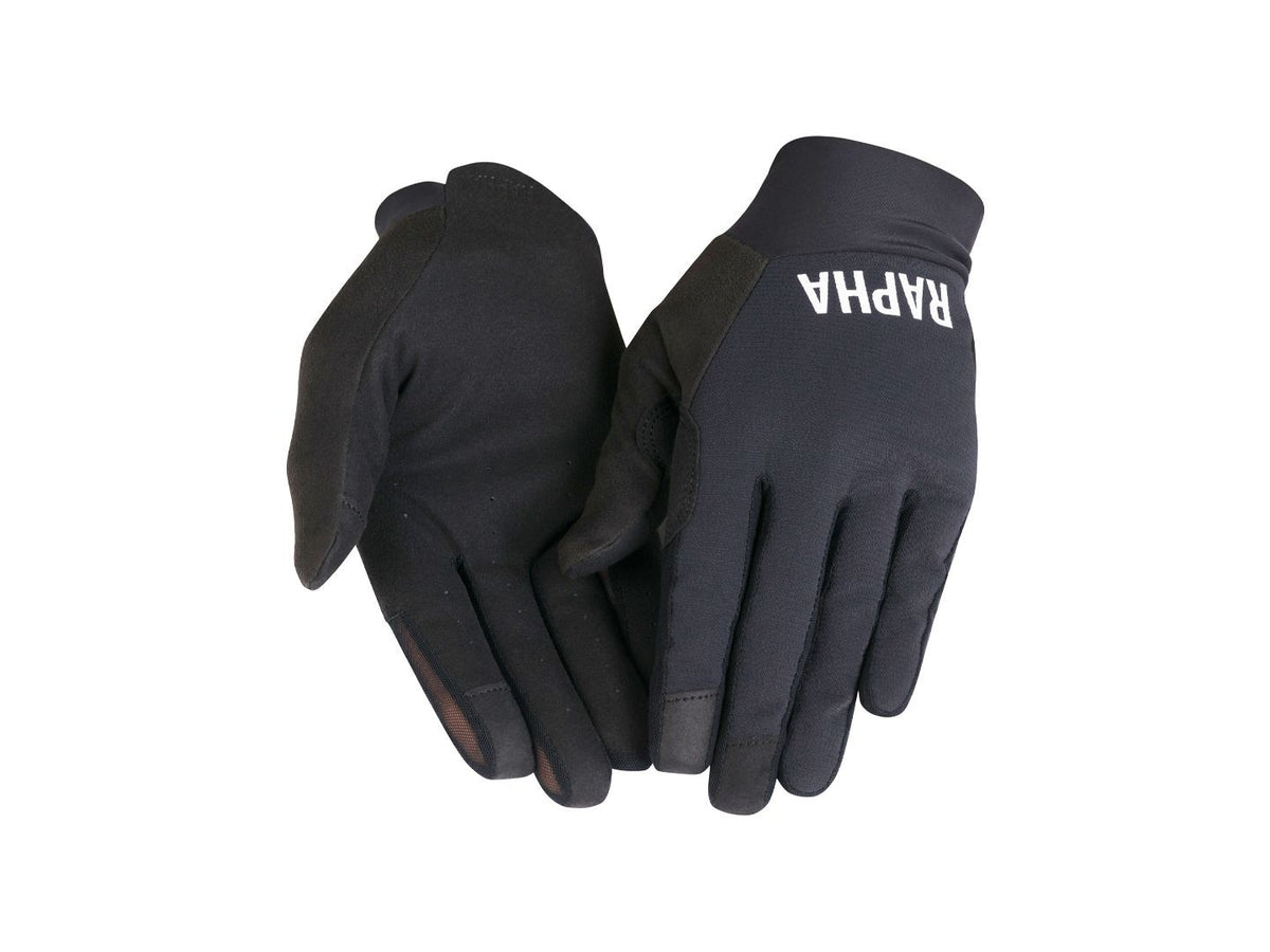 Rapha Trail Finale Mountain Cycling Gloves S Black/White 1