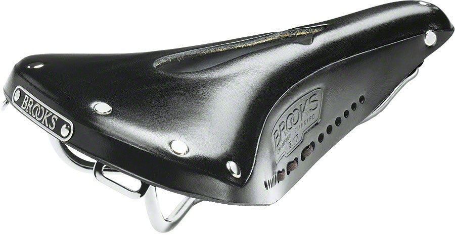 Brooks B17 Carved Saddle - Steel, Black, Men's 1