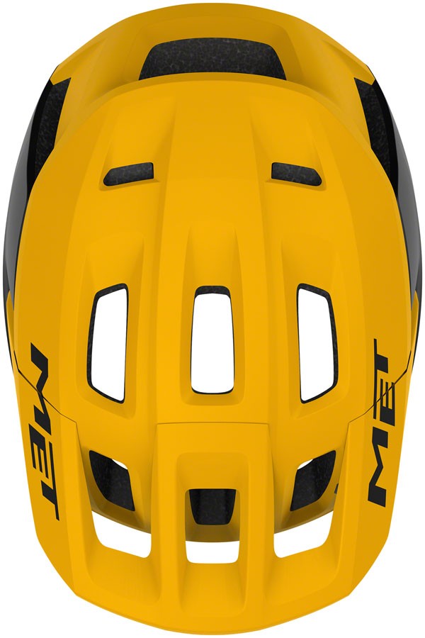 MET Terrae Mips Mountain Helmet Burned Yellow Matte Medium with Visor 4