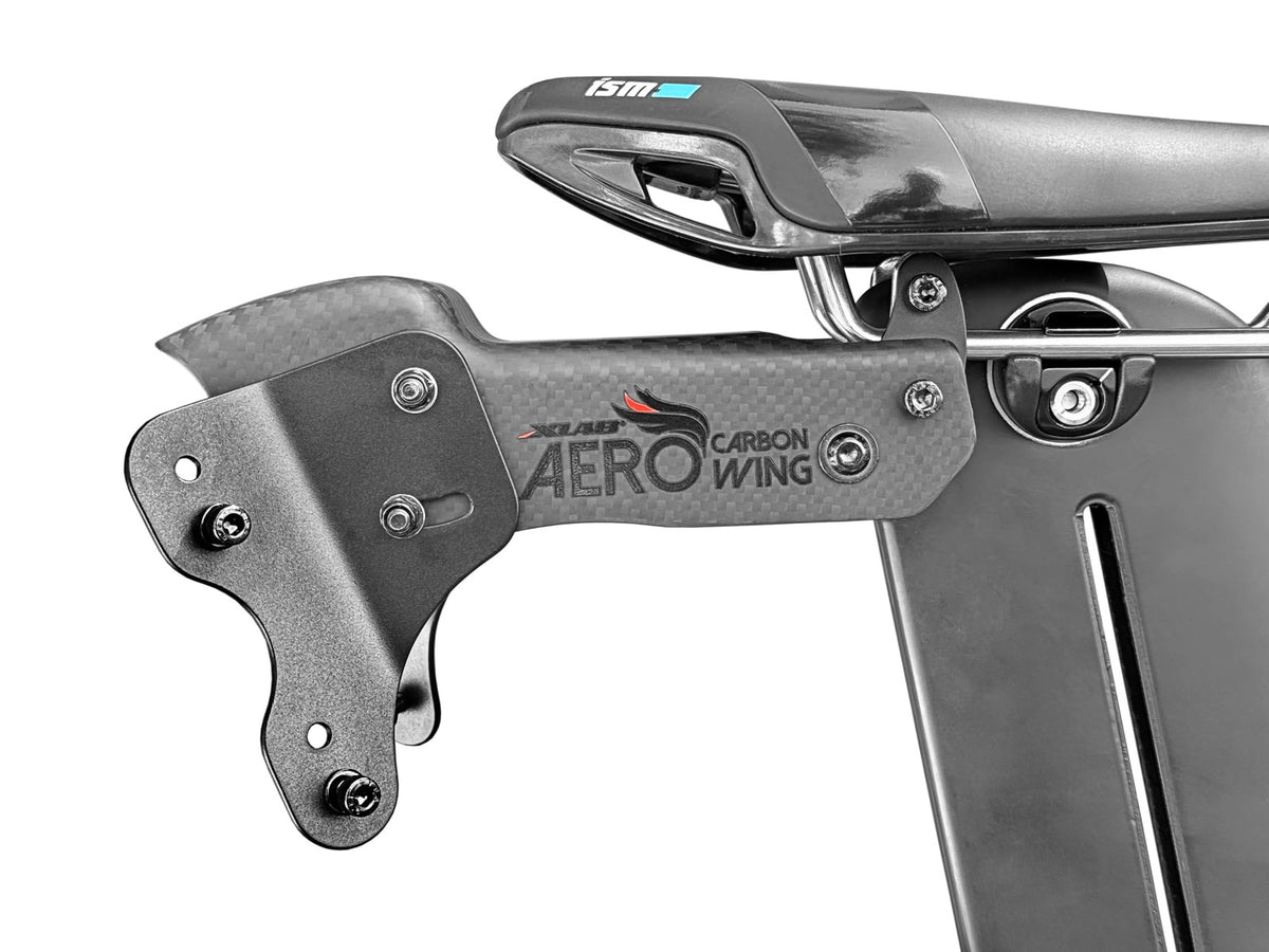 XLAB Aero Carbon Wing Dual Rear Water Bottle Carrier for Triathlon + Road Bikes 3