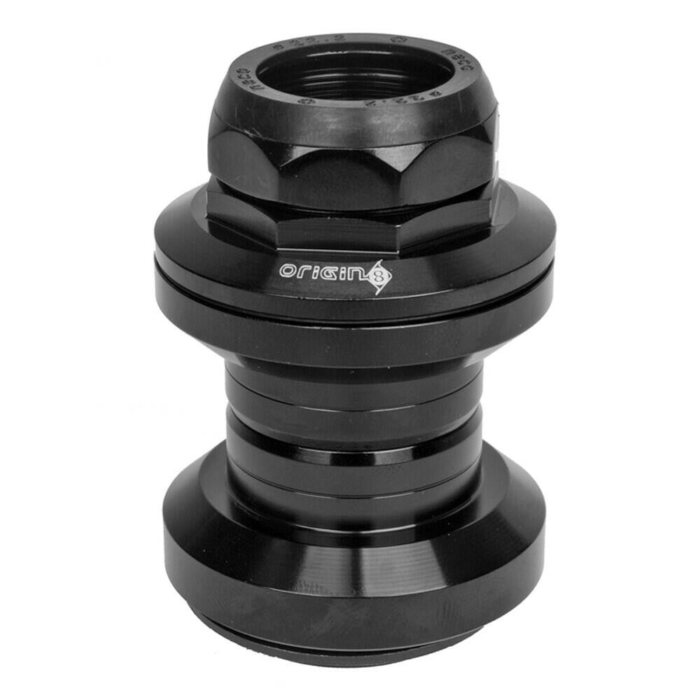 Origin-8 Pro Threaded 1" Bicycle Headset Black w/ Sealed Cartridge Bearings 1