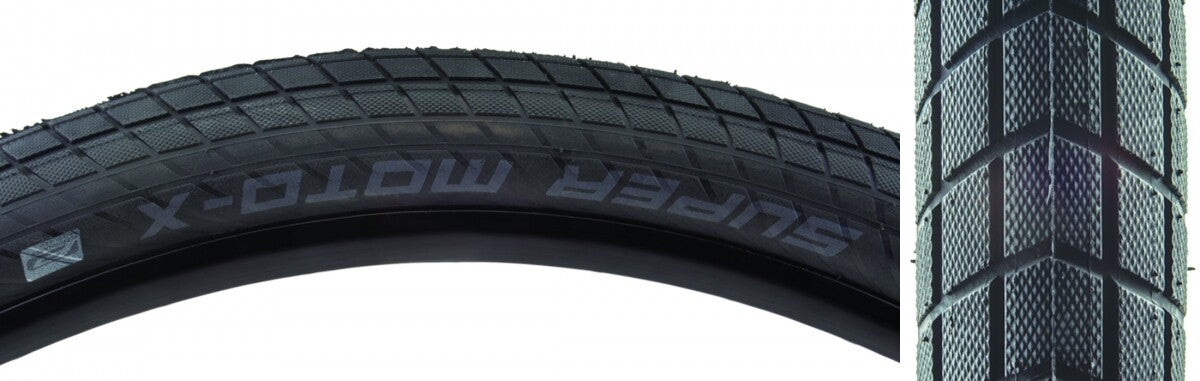 Schwalbe Super Moto-X Performance SnakeSkin Tire 27.5x2.4 Black EBIKE50 GRN 1