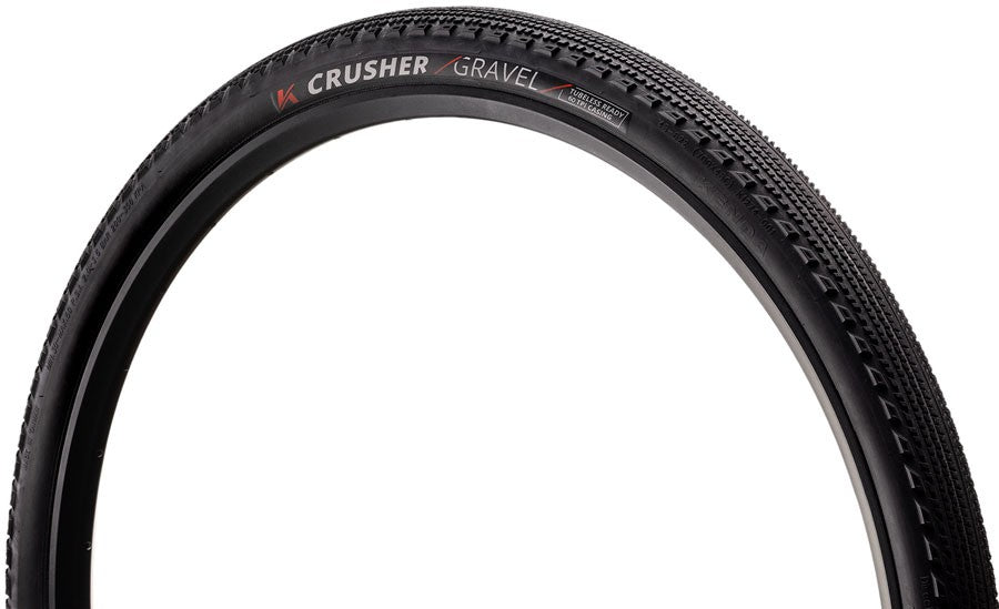 2 Pack Kenda Crusher 700x50 Tubeless Folding Gravel Tires Black 60 TPI 2