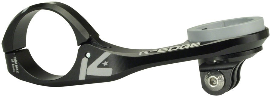 K-EDGE Wahoo Max Combo Mount 31.8 Black CNC Machined Aluminum 1