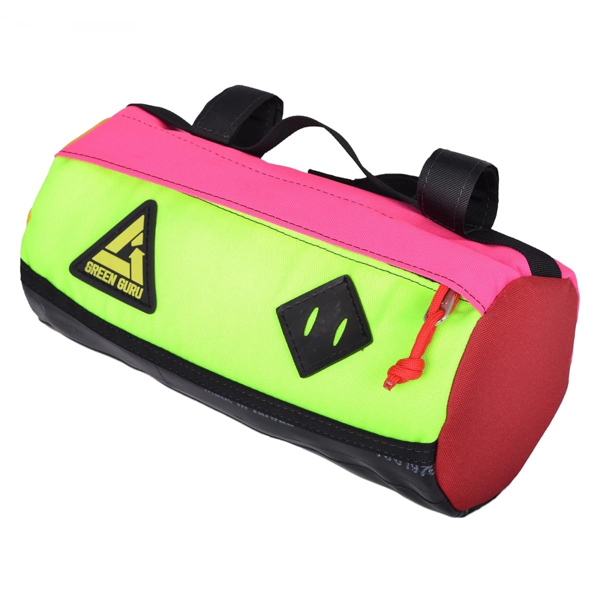 Green Guru Fatty Handlebar Bag, 5x10x5in, "Wild" Multicolor 1